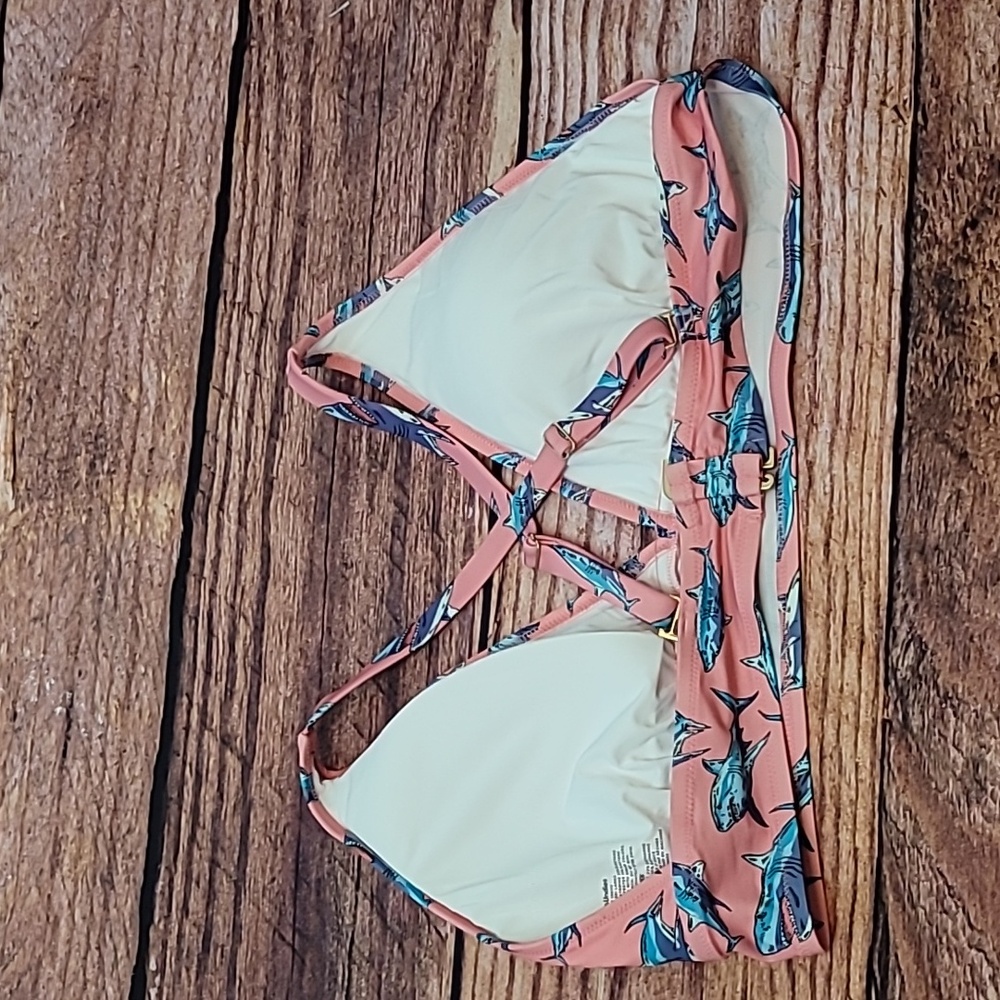 MeUndies Colorful Shark Print Bikini - Picture 6 of 13